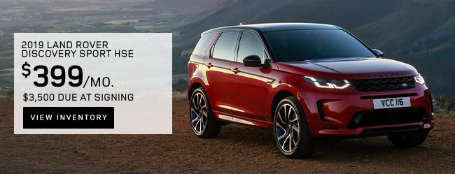 2019 Land Rover Discovery Sport HSE $399 per month