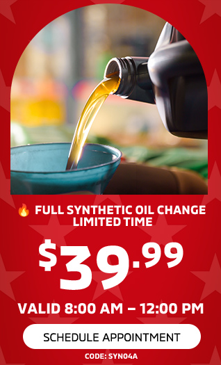 FULL SYNTHETIC OIL CHANGE Special