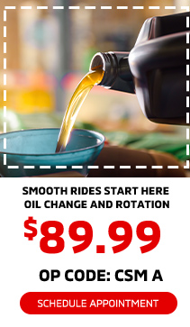 Smooth Rides start here oil change and Rotation