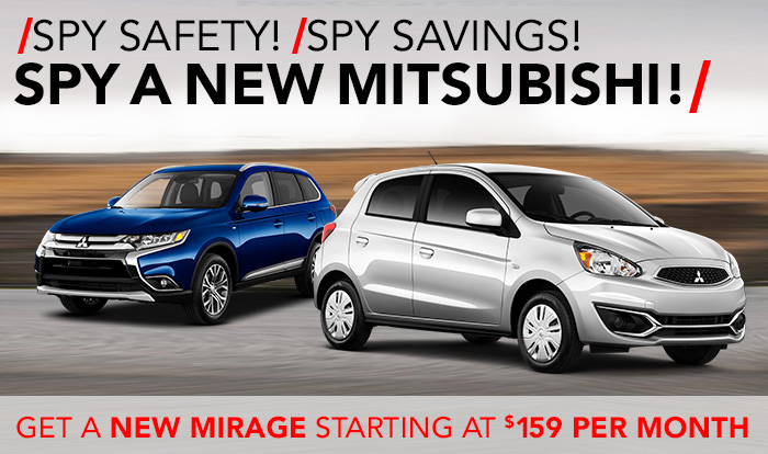 Spy Safety, Spy Savings, Spy A New Mitsubishi!