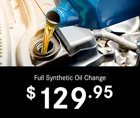 Full Synthetic Oil Change $129.95