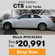 2015 Cadillac CTS 2.0L Turbo