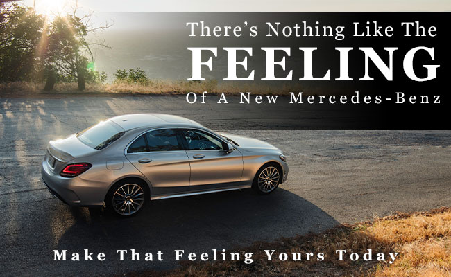 There's Nothing Like The Feeling Of A New Mercedes-Benz