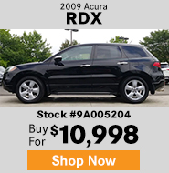 2009 Acura RDX buy for $10,998