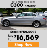 2015 Mercedes-Benz C 300 4MATIC buy for $16,569