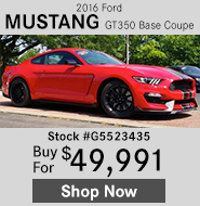 2016 Ford Mustang GT350 Base Coupe