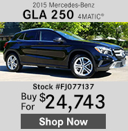 2015 Mercedes-Benz GLA 250 4MATIC®