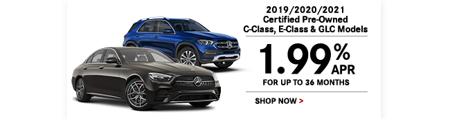 2019 2020 2021 CPO C-Class E-Class and GLC