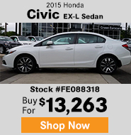 2015 Honda Civic EX-L Sedan buy for $13,263