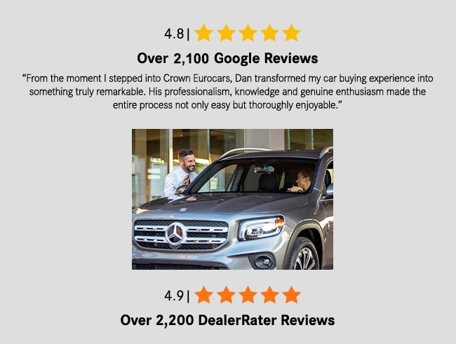 Crown Eurocars Google reviews