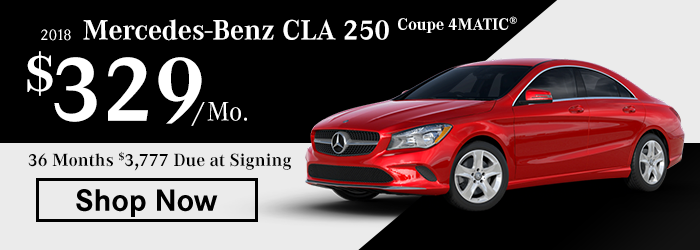 New 2018 Mercedes-Benz CLA 250 Coupe 4MATIC®0