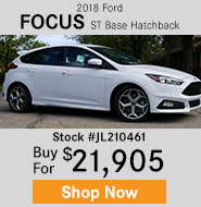 2018 Ford Focus ST Base Hatchback