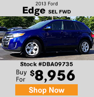 2013 Ford Edge SEL FWD Buy for $8,956