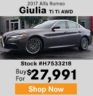 2017 Alfa Romeo Giulia Ti Ti AWD Buy for $27,491