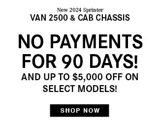 2024 Mercedes-Benz Sprinter Van no payments for 90 days