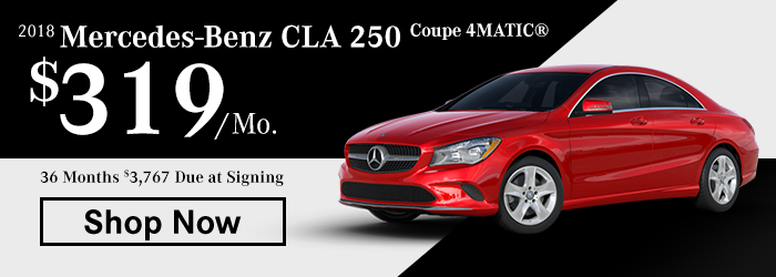New 2018 Mercedes-Benz CLA 250 Coupe 4MATIC®