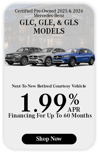 Certified Pre-Owned	2025 & 2026	Mercedes-Benz	GLC, GLE, & GLS Models