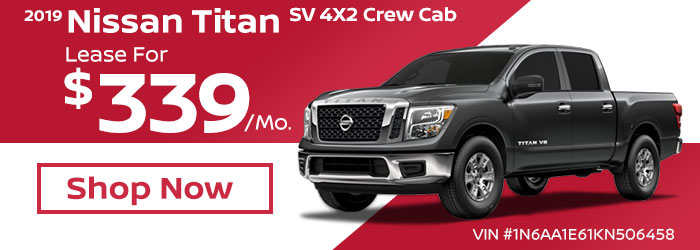 2019 Nissan Titan SV 4X2 Crew Cab