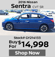 2016 Nissan Sentra CVT SR