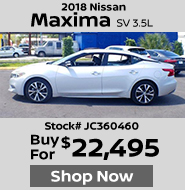 2018 Nissan Maxima SV 3.5L