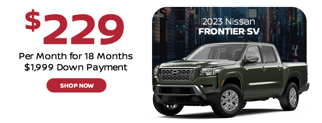 Nissan Frontier $229 per month