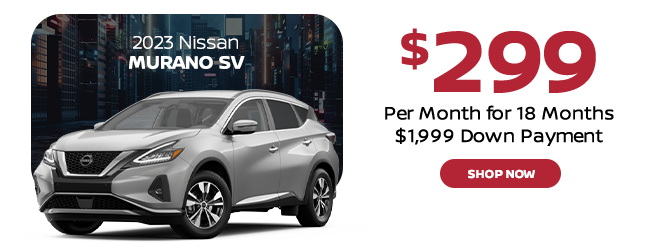 Nissan Murano $299 per month