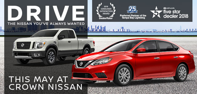 Drive The Nissan You’ve Always Wanted This May At Crown Nissan