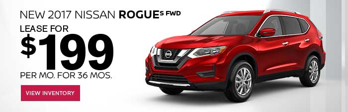 New 2017 Nissan Rogue S FWD