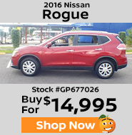 2016 Nissan Rogue buy for $14,995