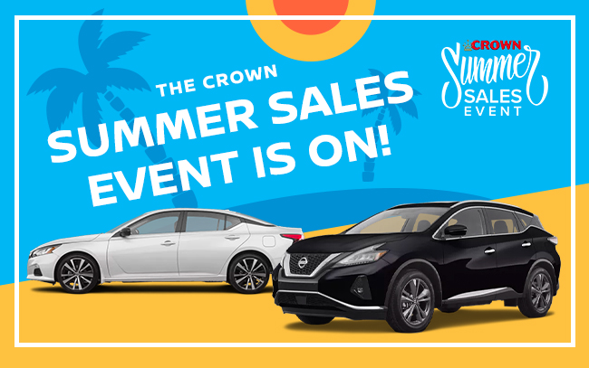 the crown summer sales event is on