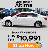 2011 Nissan Altima buy for $10,991