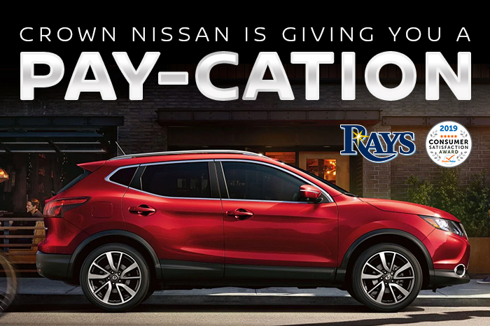 Crown Nissan is giving you a pay-cation