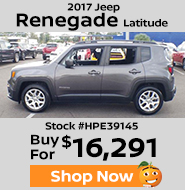2017 Jeep Renegade Latitude buy for $16,291