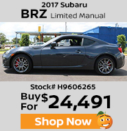 2017 Subaru BRZ Limited Manual