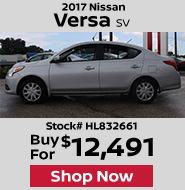2017 Nissan Versa SV