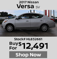 2017 Nissan Versa SV