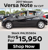 2017 Nissan Versa Note SV CVT