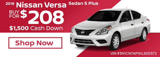 2018 Nissan Versa Sedan S Plus
