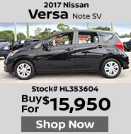 2017 Nissan Versa Note SV