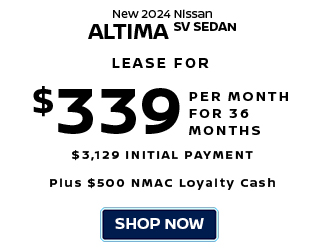 2023 Nissan ALtima SV Sedan 339 Mo