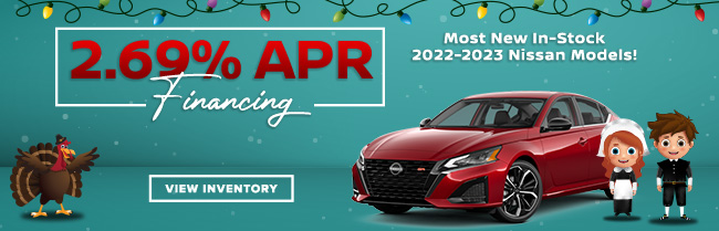 financing offer on most new nissan models