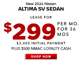 2023 Nissan ALtima SV Sedan offer