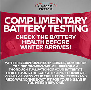 Complimentary Battery Testing