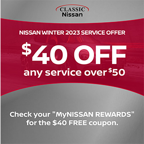 Nissan Winter 2023 Service Offer