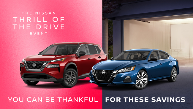 The Nissan Thrill of The Drive Event - you can be thankful for these savings