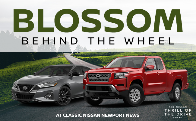 Blossom behind the wheel - at Classic Nissan Newport News