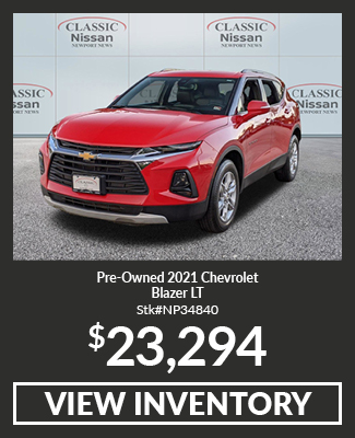 Pre-Owned	2021	Chevrolet	Blazer	LT