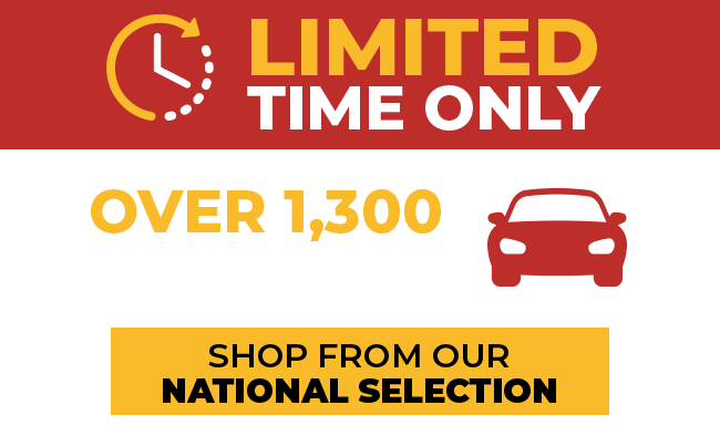 limited time only used car sales event