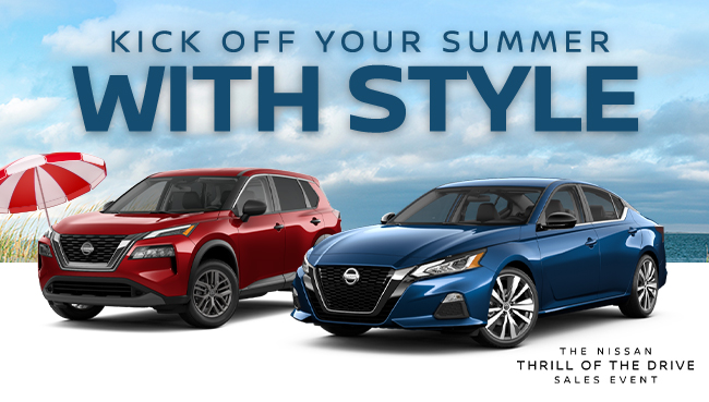 Kick off your summer with style - the Nissan Thrill of the Drive sales event