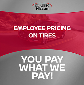 Employee Pricing on Tires